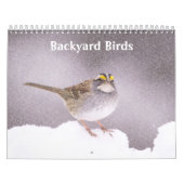裏庭の鳥の写真と芸術 カレンダー (カバー)