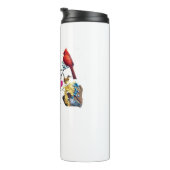 裏庭の鳥の熱タンブラー タンブラー (回転右)