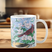 裏庭の鳥 ルリサンジャク ミヤマキンチョウ コーヒーマグカップ