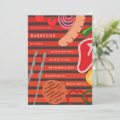 裏庭のBBQグリル 招待状 (スタンド正面)