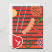 裏庭のBBQグリル 招待状 (裏面)