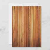 裏庭のBBQパーティー招待状 招待状 (裏面)