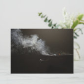 裏庭のBBQ招待状テンプレート 招待状 (スタンド正面)