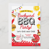 裏庭のBBQ 招待状 (正面)