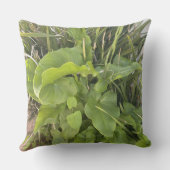 裏庭ガーデンクローズアップ屋外自然写真 アウトドアクッション (裏面)