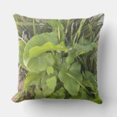 裏庭ガーデンクローズアップ屋外自然写真 アウトドアクッション (正面)