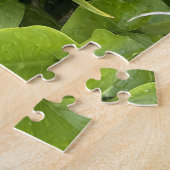 裏庭ガーデンクローズアップ屋外自然写真 ジグソーパズル (側面)