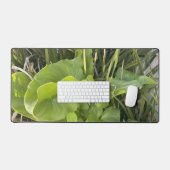 裏庭ガーデンクローズアップ屋外自然写真 デスクマット (キーボード&マウス)