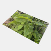 裏庭ガーデンクローズアップ屋外自然写真 ドアマット (アングル)