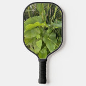 裏庭ガーデンクローズアップ屋外自然写真 ピックルボールラケット (裏面)