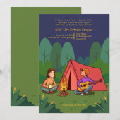 裏庭キャンプアウト 招待状 (正面/裏面)