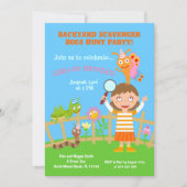 裏庭スカベンジャーバグ狩りバールデイパーティー 招待状 (正面)