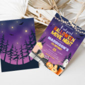 裏庭ハロウィーン誕生日パーティームービーナイト 招待状