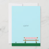 裏庭バーベキュー・パーティーのご招待 招待状 (裏面)