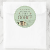 裏庭ビーズハイブアンドリトルビーズガーデングリーン ラウンドシール (バッグ)