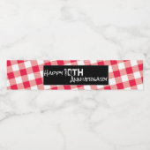 裏庭ピクニック記念日ウォーターボトルラベル ペットボトルラベル (シングルラベル)