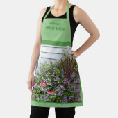 裏庭フラワーガーデンパーソナライズされた エプロン (インサイチュ)