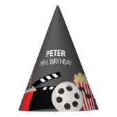 裏庭ムービーナイトパーティー紙カップ パーティーハット (正面)