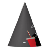 裏庭ムービーナイトパーティー紙カップ パーティーハット (左)