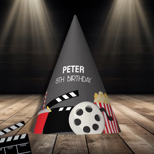 裏庭ムービーナイトパーティー紙カップ パーティーハット