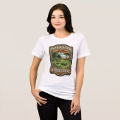 裏庭国立野生生物保護区 地元の探検 トライブレンドＴシャツ (正面全面)