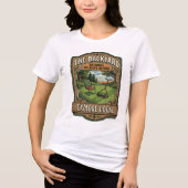 裏庭国立野生生物保護区 地元の探検 トライブレンドＴシャツ (正面)