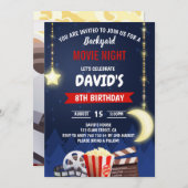 裏庭映画ナイトボーイバースデーパーティー 招待状 (正面/裏面)