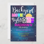 裏庭映画鑑賞会のご案内パーティー 招待状 (正面)