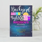 裏庭映画鑑賞会のご案内パーティー 招待状 (スタンド正面)