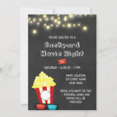 裏庭映画鑑賞会パーティーのご案内 招待状 (正面)