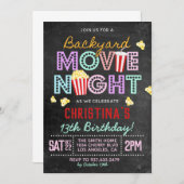 裏庭映画 誕生日 誕生日招待状 招待状 (正面/裏面)