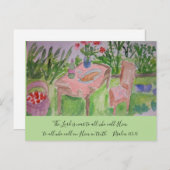 裏庭 ポストカード (正面/裏面)