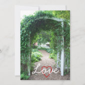 裏庭-結婚結婚式招待状 招待状 (正面)