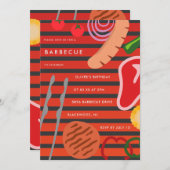 裏庭BBQグリル 招待状 (正面/裏面)