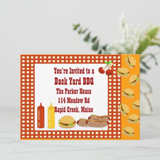 裏庭BBQ 招待状 (スタンド正面)