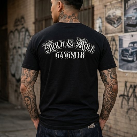 裏打ちロックンロールギャングスター Tシャツ