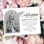 裏書ミニマルお祝い 招待状