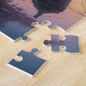 裏海の日の出 ジグソーパズル (側面)