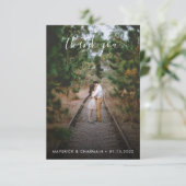 裏表シンプルなSage Greenの写真 サンキューカード (スタンド正面)