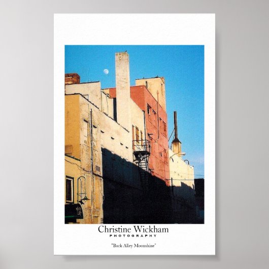 裏路地の月光 ポスター (正面)