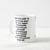 裏返しのスキルが面白いマグカップ コーヒーマグカップ (正面左)