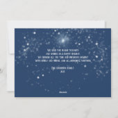 裏面にグリーティングが付いたホリデーカード（現代風の写真） シーズンカード (裏面)