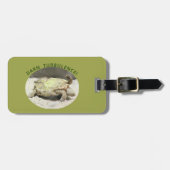 裏面に「乱れ！」 ラゲッジタグ (正面横)