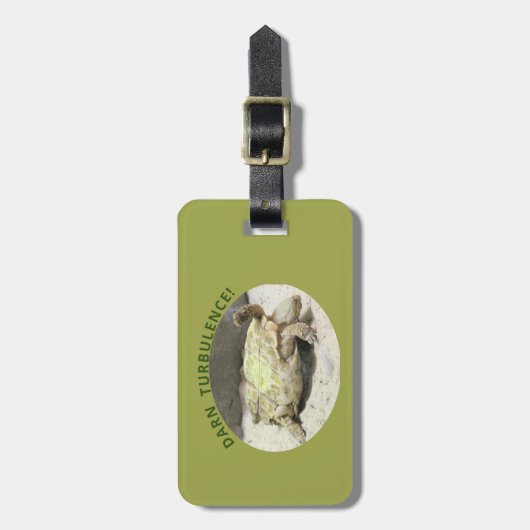 裏面に「乱れ！」 ラゲッジタグ (正面縦)