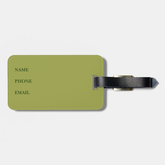 裏面に「乱れ！」 ラゲッジタグ (裏面横)