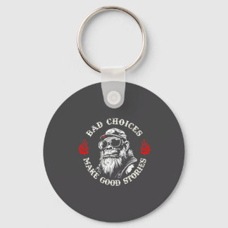 裏面に「Monkey Bad Choices Make Good Stories」  キーホルダー