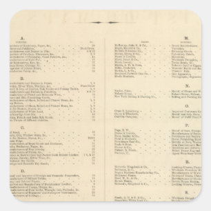裏面のとびらのColtonのアメリカの地図書 スクエアシール