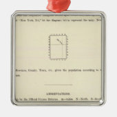 裏面のとびらは地図書を指示しました メタルオーナメント (正面)