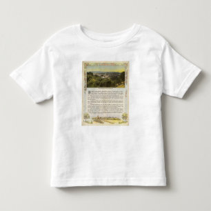 裏面Alameda郡、オークランドおよび湾 トドラーTシャツ