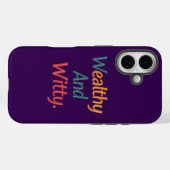 裕福で機知に富んだiPhoniPhone / iPadケース Case-Mate iPhoneケース (裏面 (横))